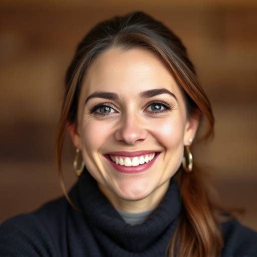 Aurelia Visconti sorridente durante una sessione di coaching individuale