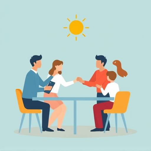 Icona di un gruppo che collabora per il team building